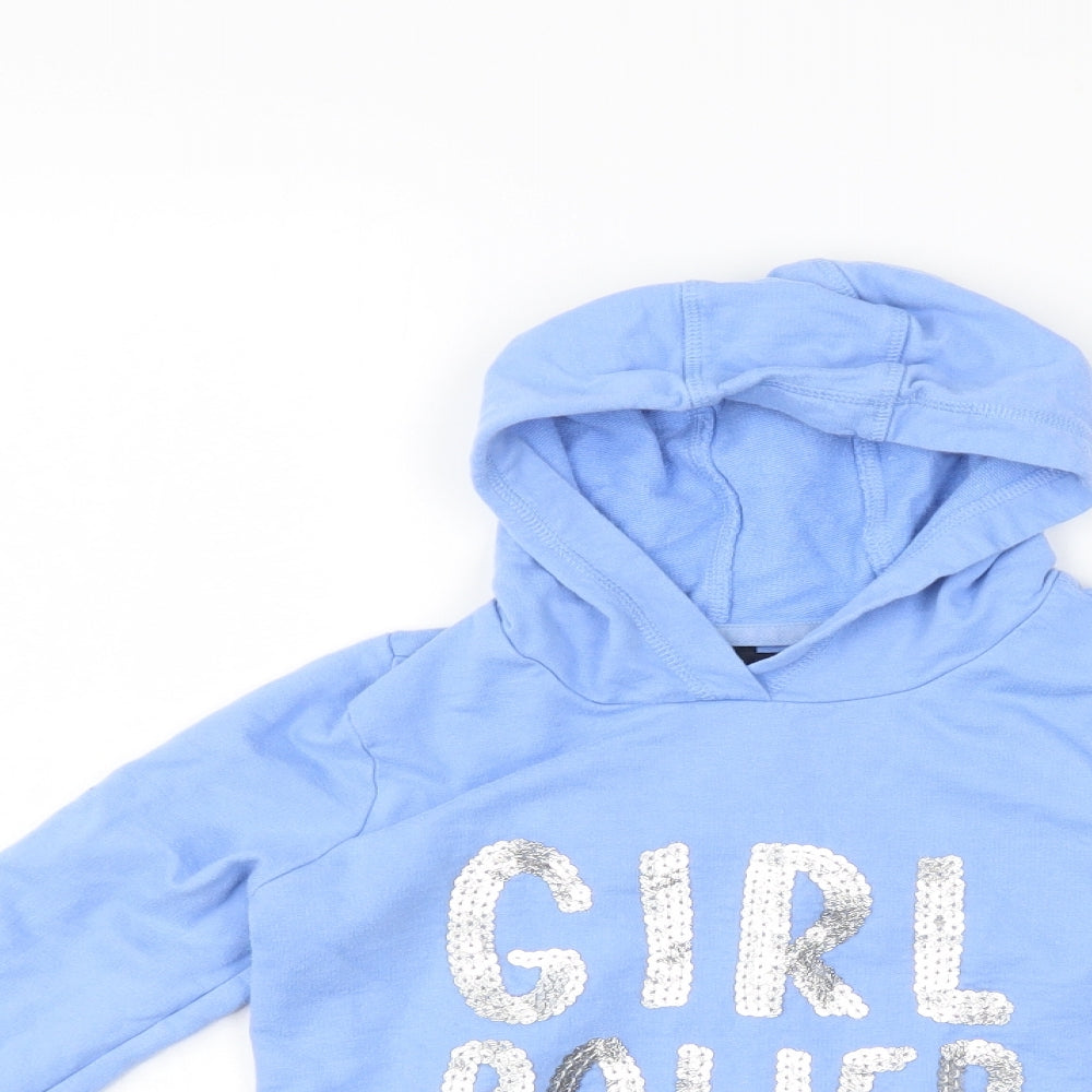 George Girls Blue   Pullover Hoodie Size 9-10 Years