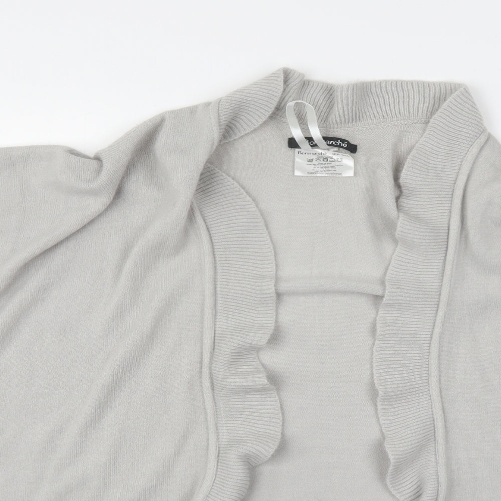 Bonmarché Womens Grey  Knit Cardigan Jumper One Size