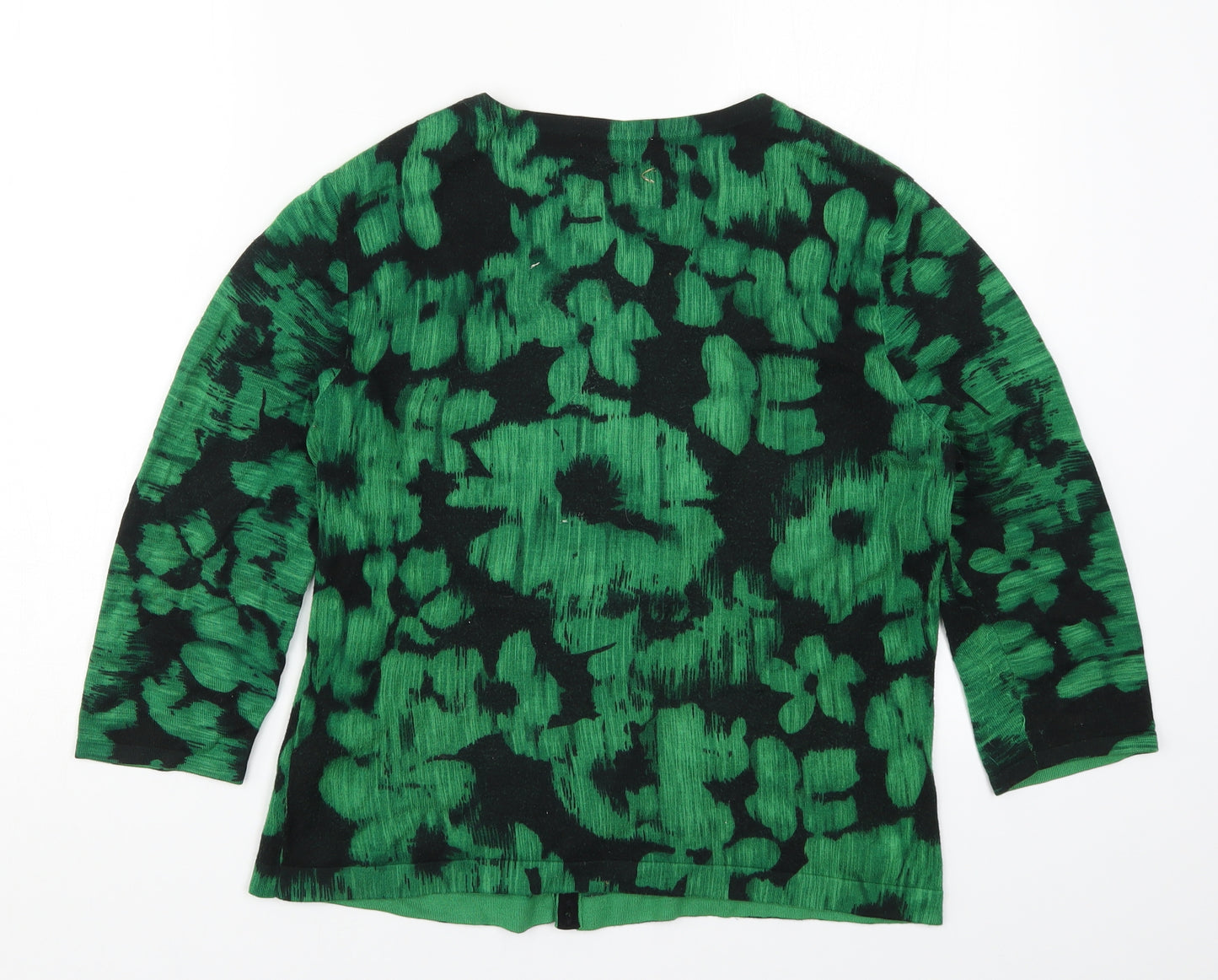 Precis Womens Green  Knit Cardigan Jumper Size M  - Abstract