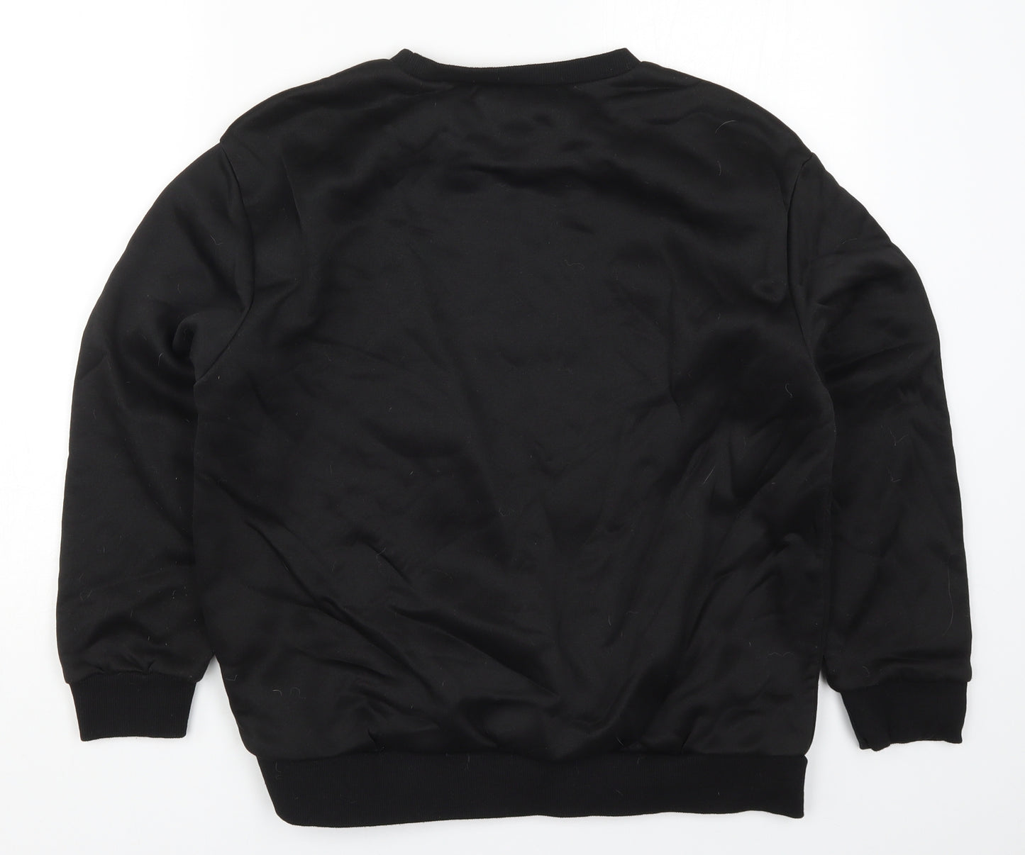 SheIn Womens Black   Pullover Sweatshirt Size 12  - Los Angeles Motorcycle