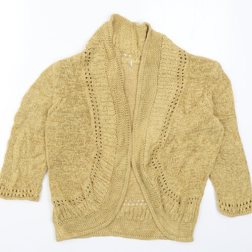 Matalan Womens Beige  Knit Cardigan Jumper Size 16
