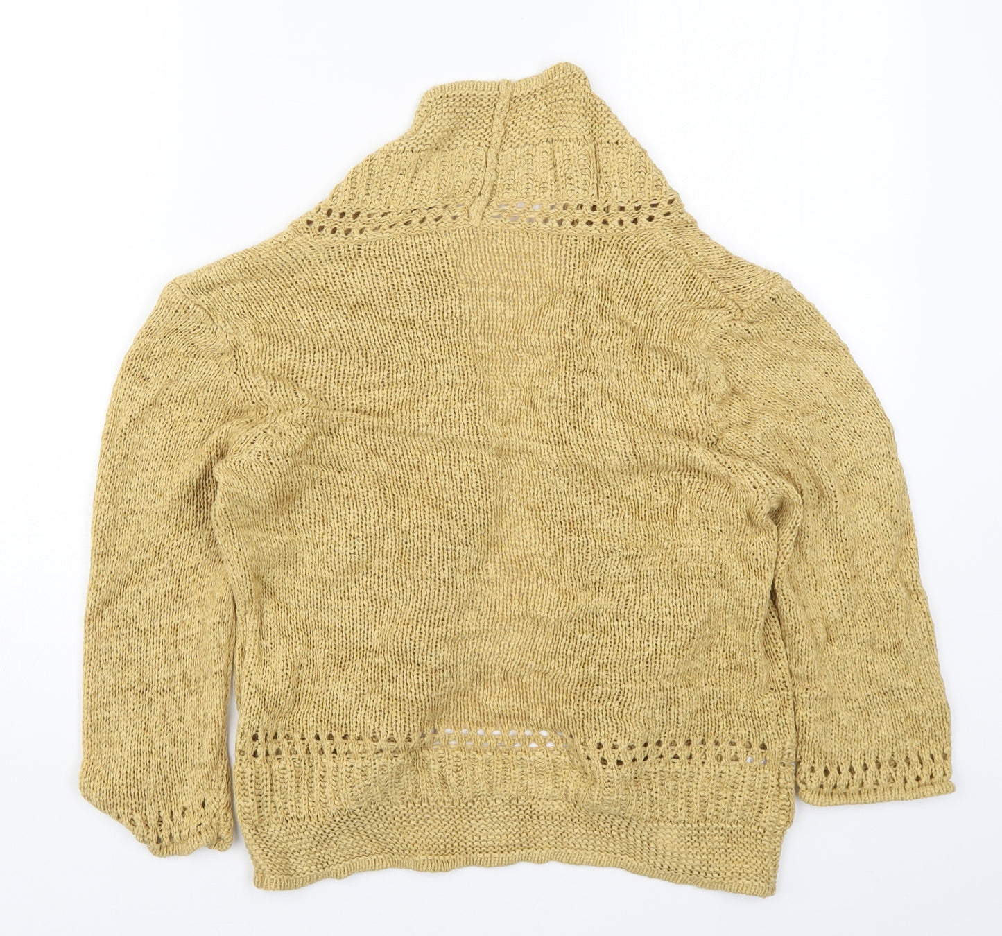 Matalan Womens Beige  Knit Cardigan Jumper Size 16