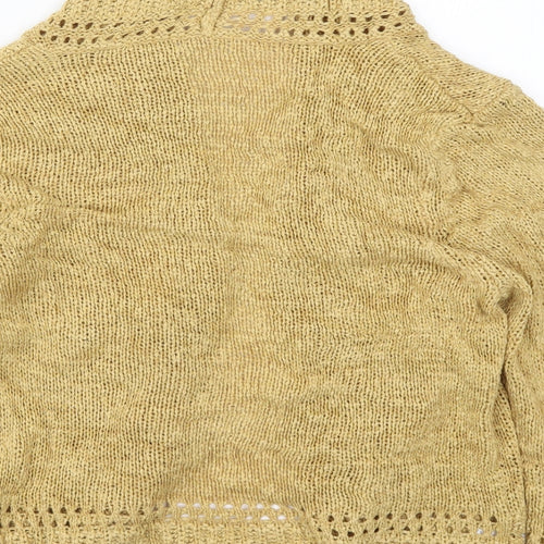 Matalan Womens Beige  Knit Cardigan Jumper Size 16
