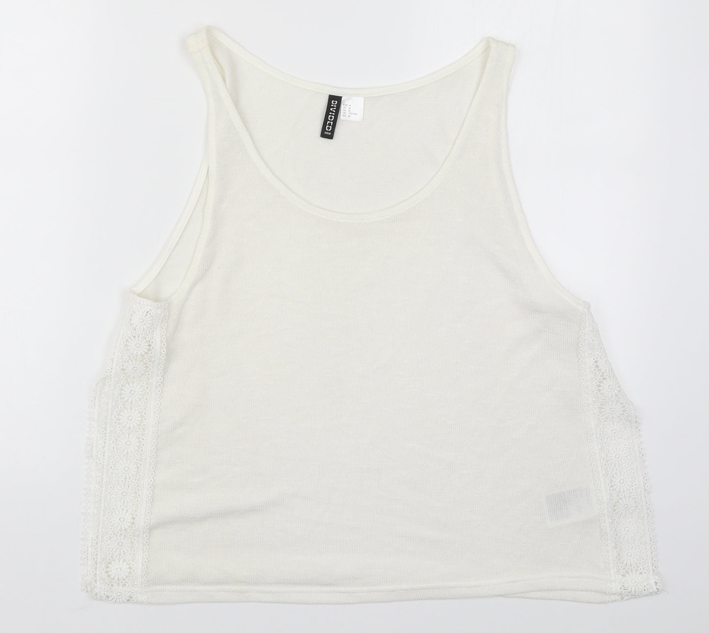 H&M Womens White   Basic Tank Size M