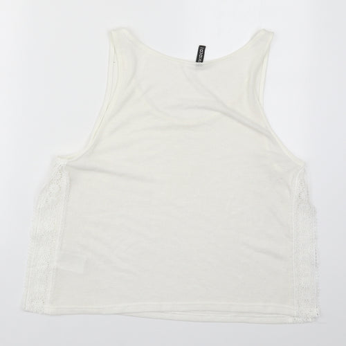 H&M Womens White   Basic Tank Size M