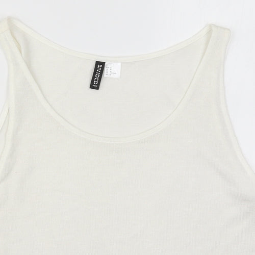 H&M Womens White   Basic Tank Size M