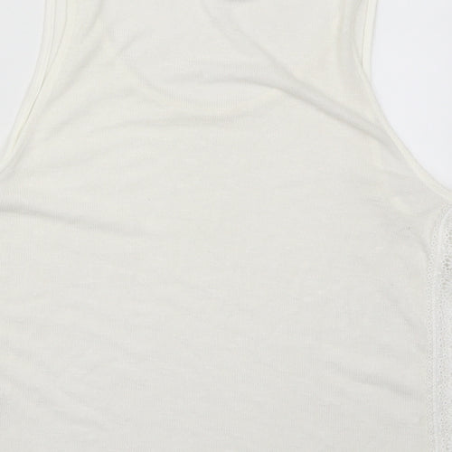H&M Womens White   Basic Tank Size M