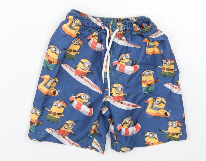 NEXT Boys Blue   Bermuda Shorts Size 2-3 Years - Minions