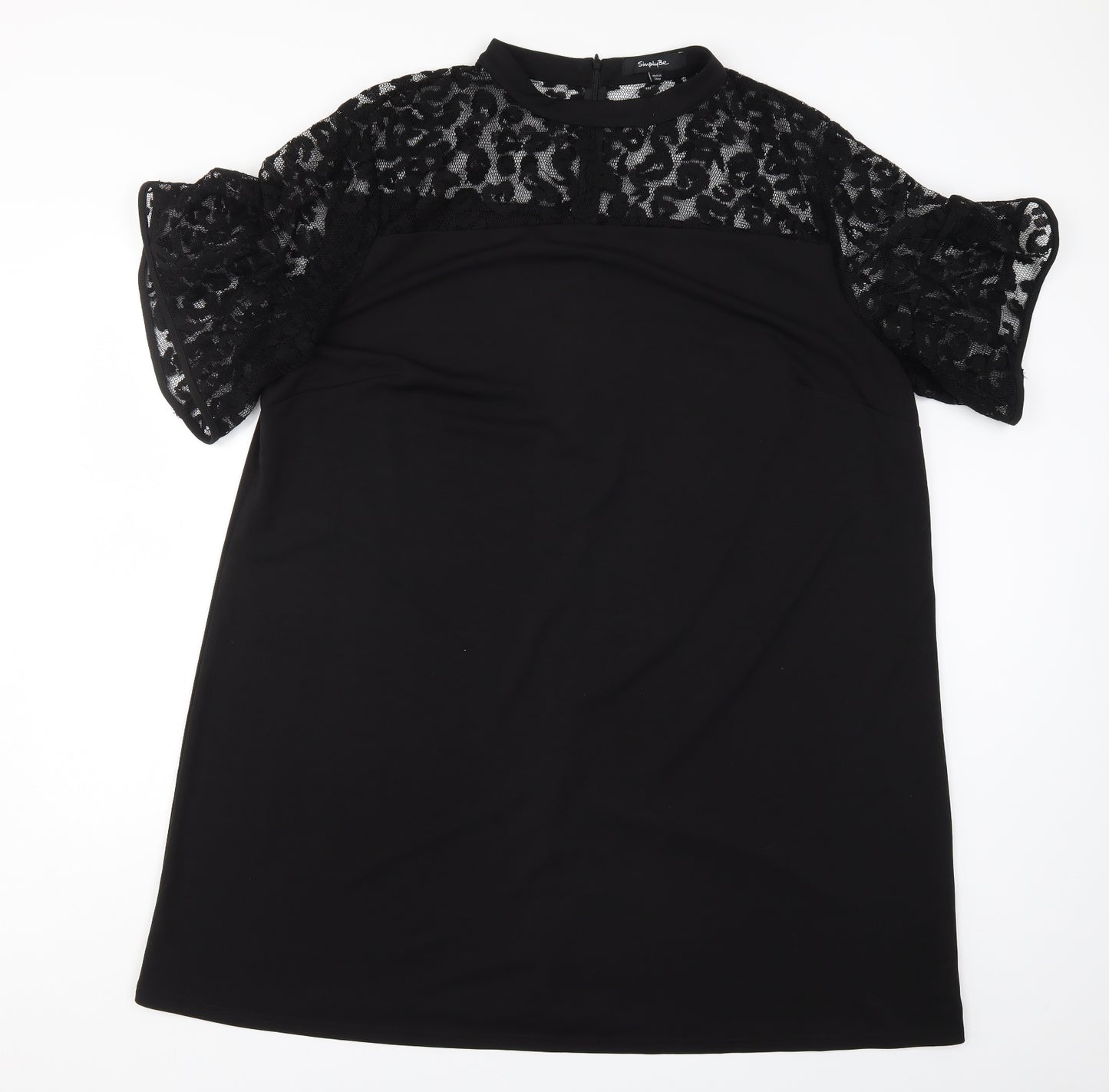 Simply Be Womens Black   A-Line  Size 28