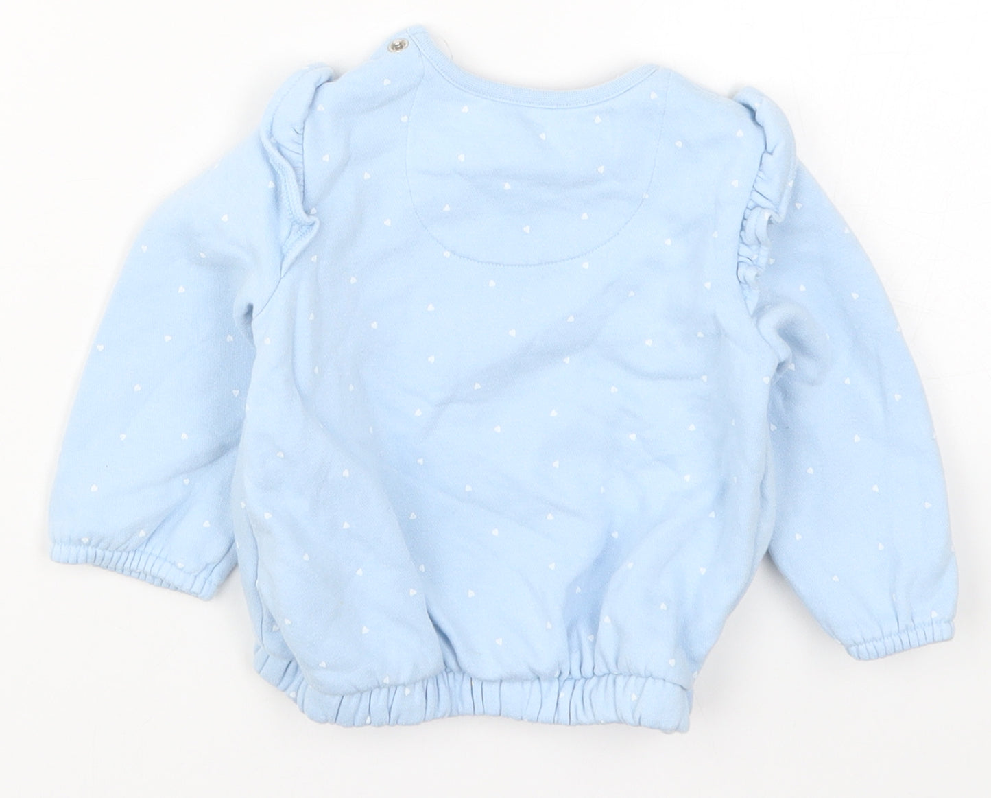 Fred & Flo Girls Black Polka Dot  Basic T-Shirt Size 3-6 Months  - Elephant Don't Forget I Love You