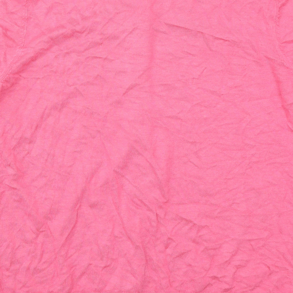 George Womens Pink  Knit Cardigan Jumper Size 16