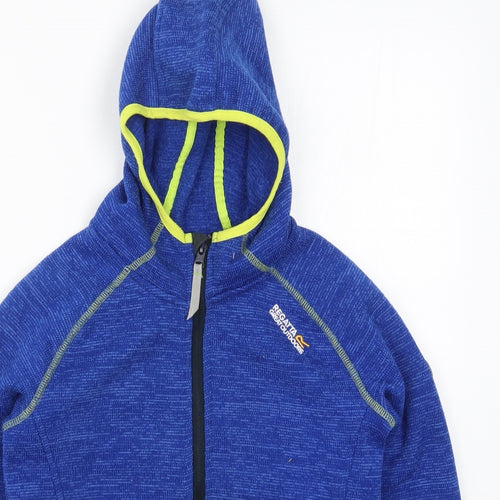Regatta Boys Blue   Full Zip Hoodie Size 9-10 Years