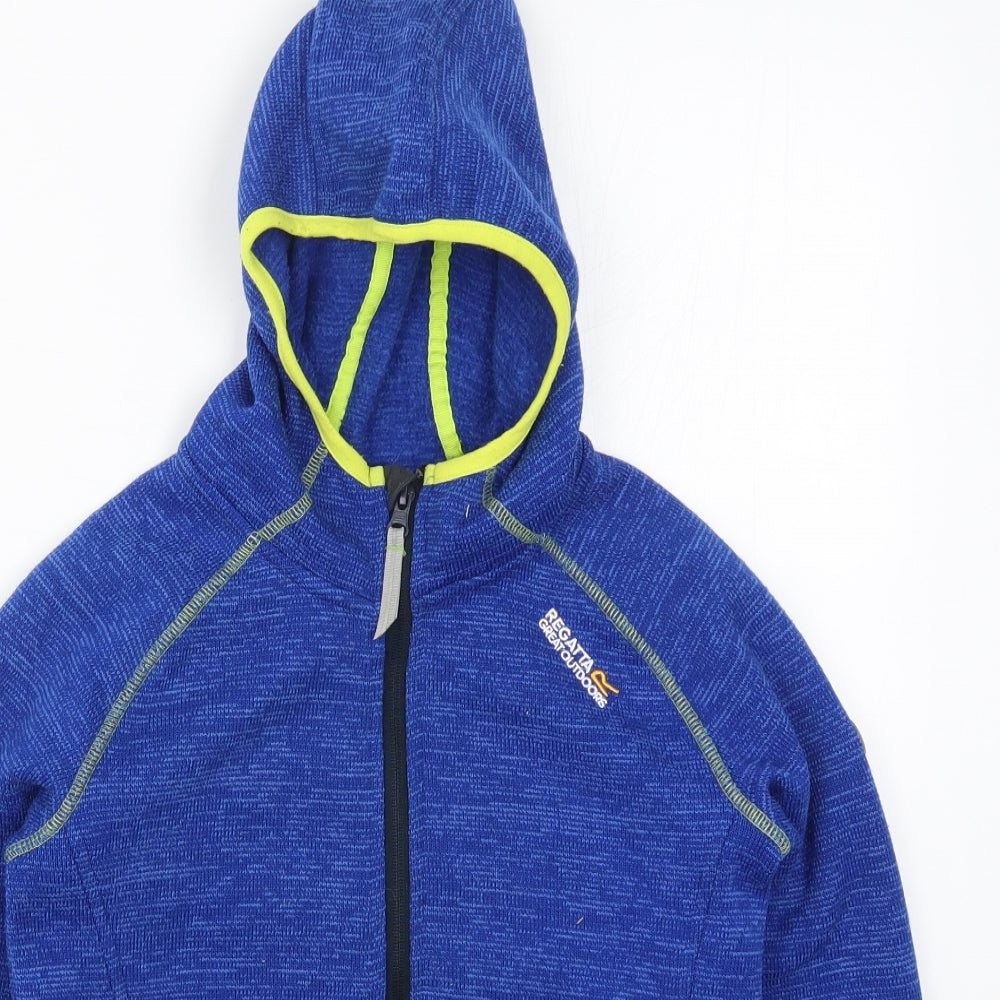 Regatta Boys Blue   Full Zip Hoodie Size 9-10 Years