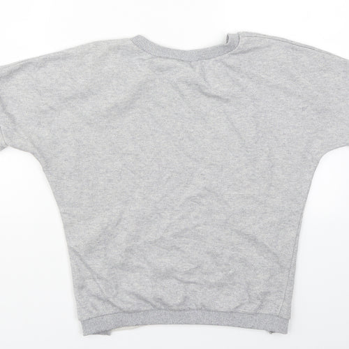 Evie Womens Grey   Pullover Sweatshirt Size 10