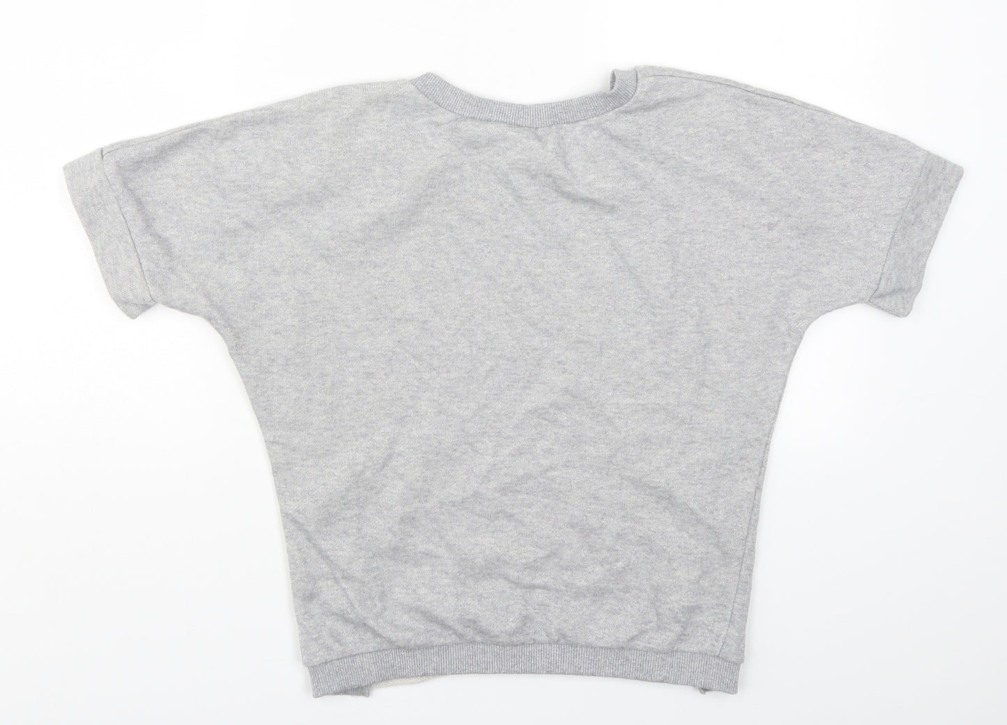 Evie Womens Grey   Pullover Sweatshirt Size 10