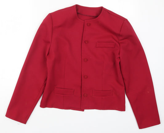 Front view of Classics Woman women’s pink jacket, size UK 10