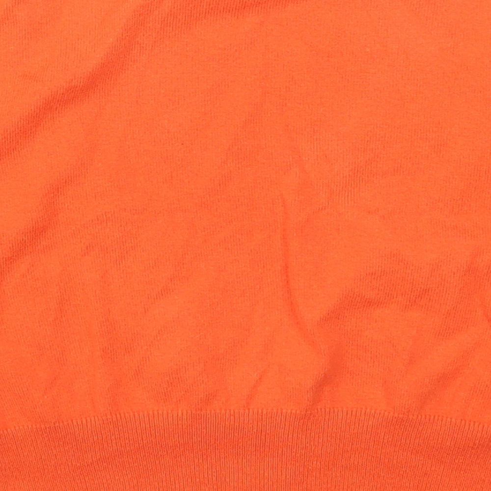 George Womens Orange  Knit Cardigan Jumper Size 14
