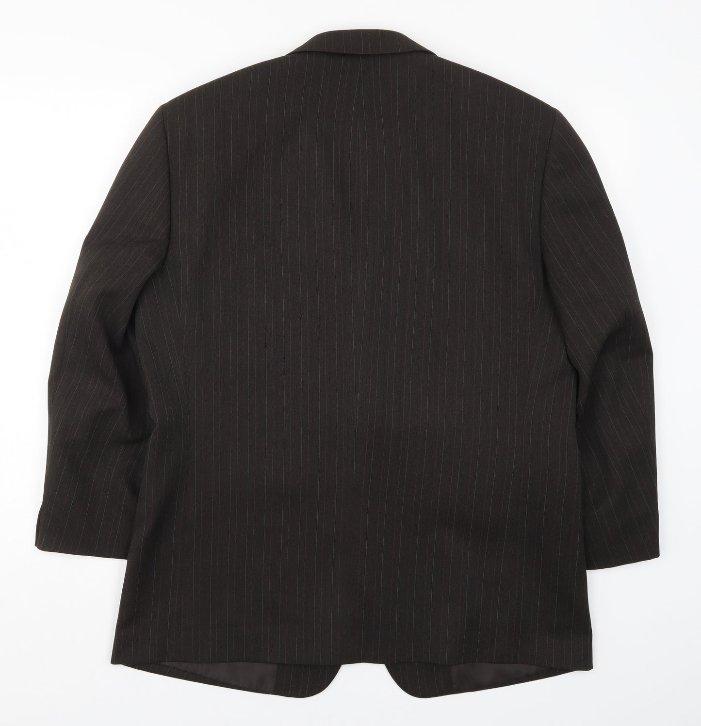 Taylor & Wright Mens Brown Striped  Jacket Suit Jacket Size 42