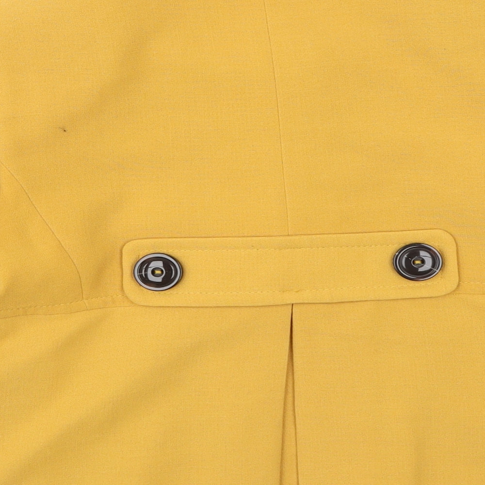 Marks and Spencer Womens Yellow   Pea Coat Coat Size 14