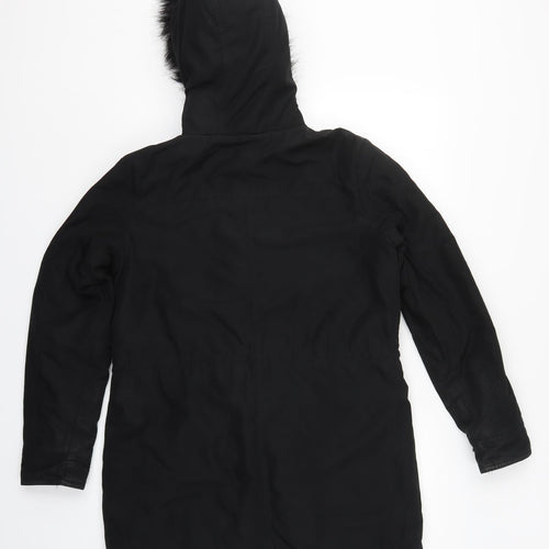 Dorothy Perkins Womens Black   Parka Coat Size 12