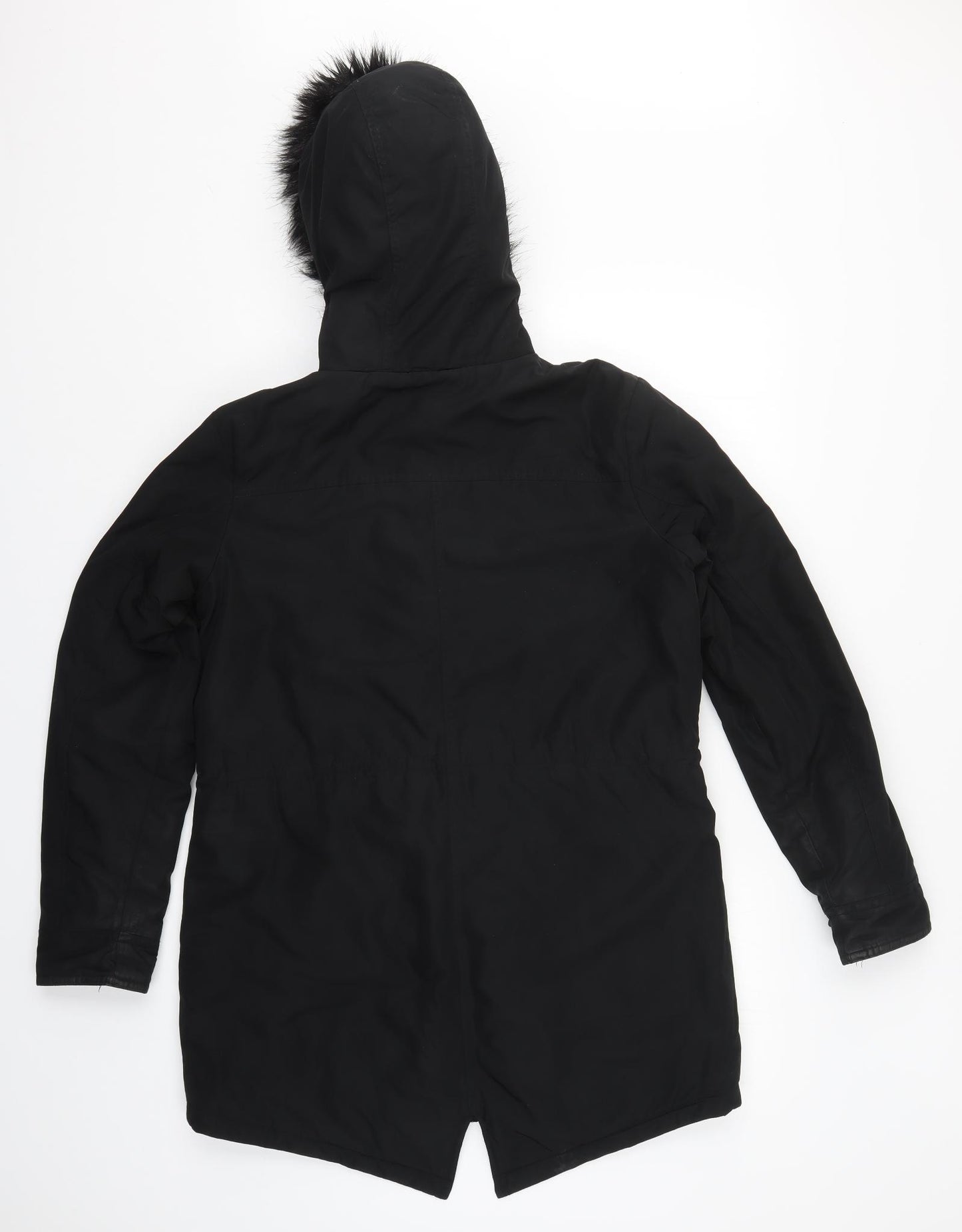 Dorothy Perkins Womens Black   Parka Coat Size 12