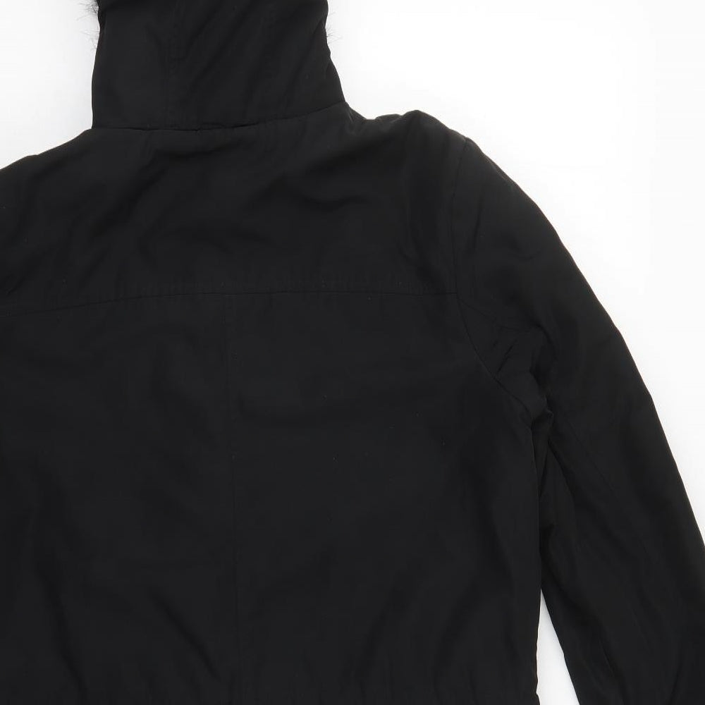 Dorothy Perkins Womens Black   Parka Coat Size 12