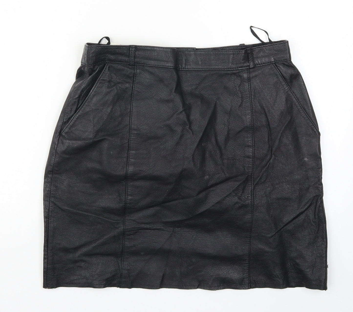 Preworn Womens Black   Mini Skirt Size 29 in
