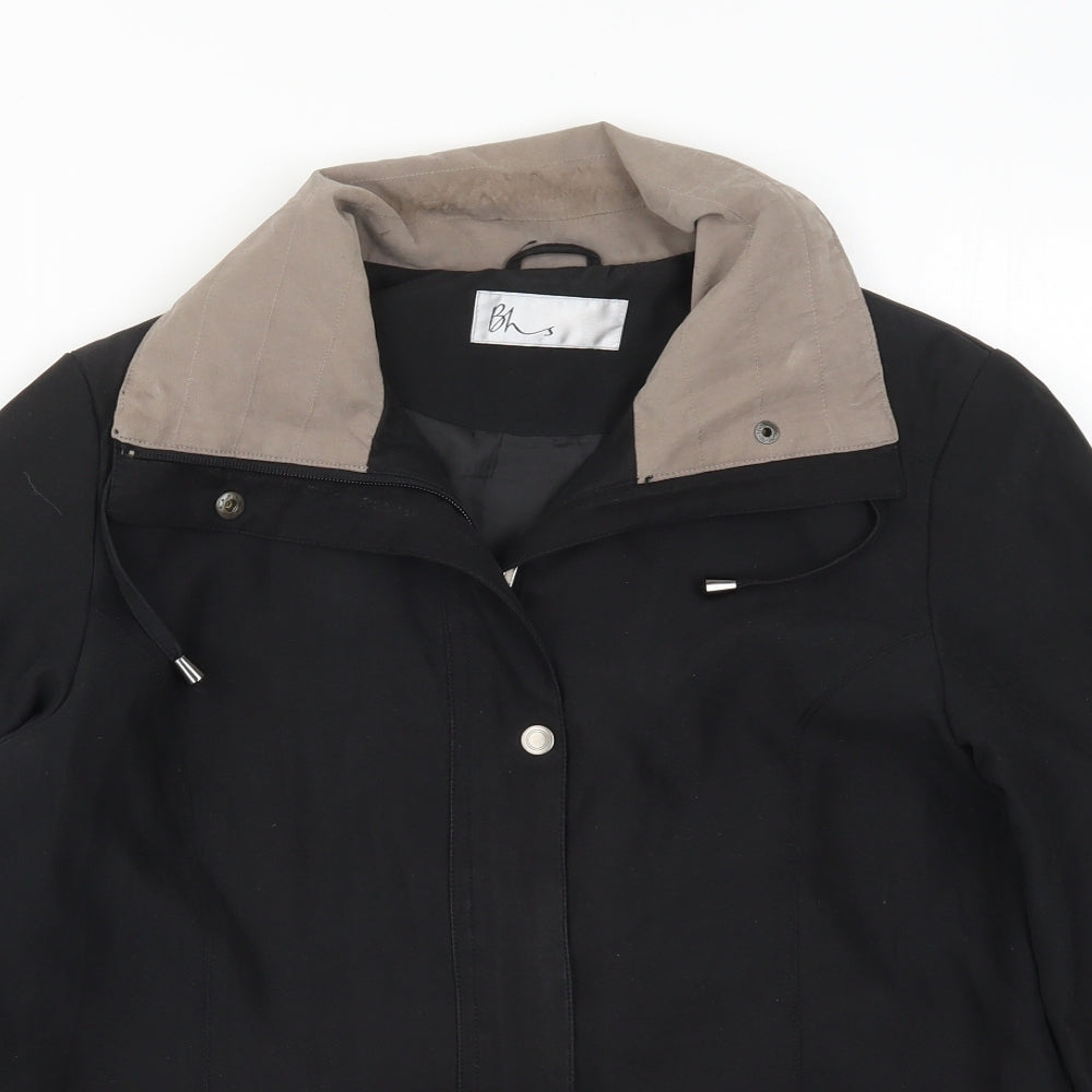 BHS Womens Black   Jacket Coat Size 14