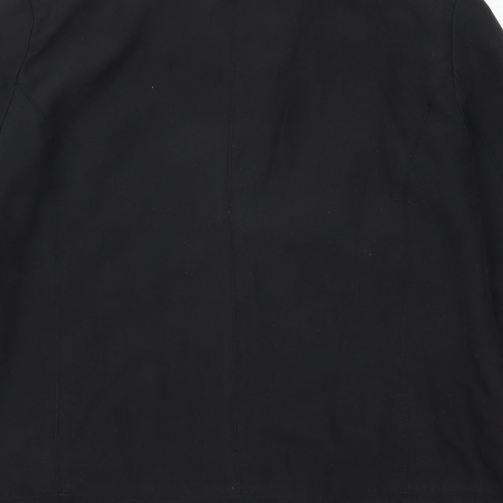 BHS Womens Black   Jacket Coat Size 14