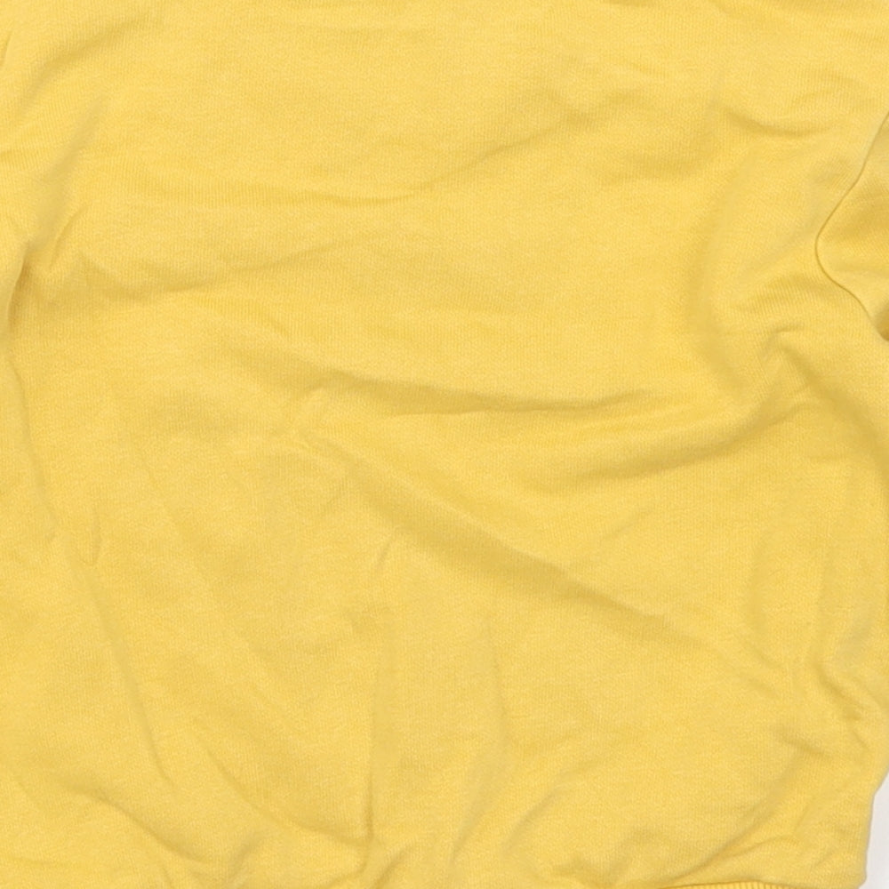 George Boys Yellow   Basic T-Shirt Size 18-24 Months  - Chilly Tiger Brrrr