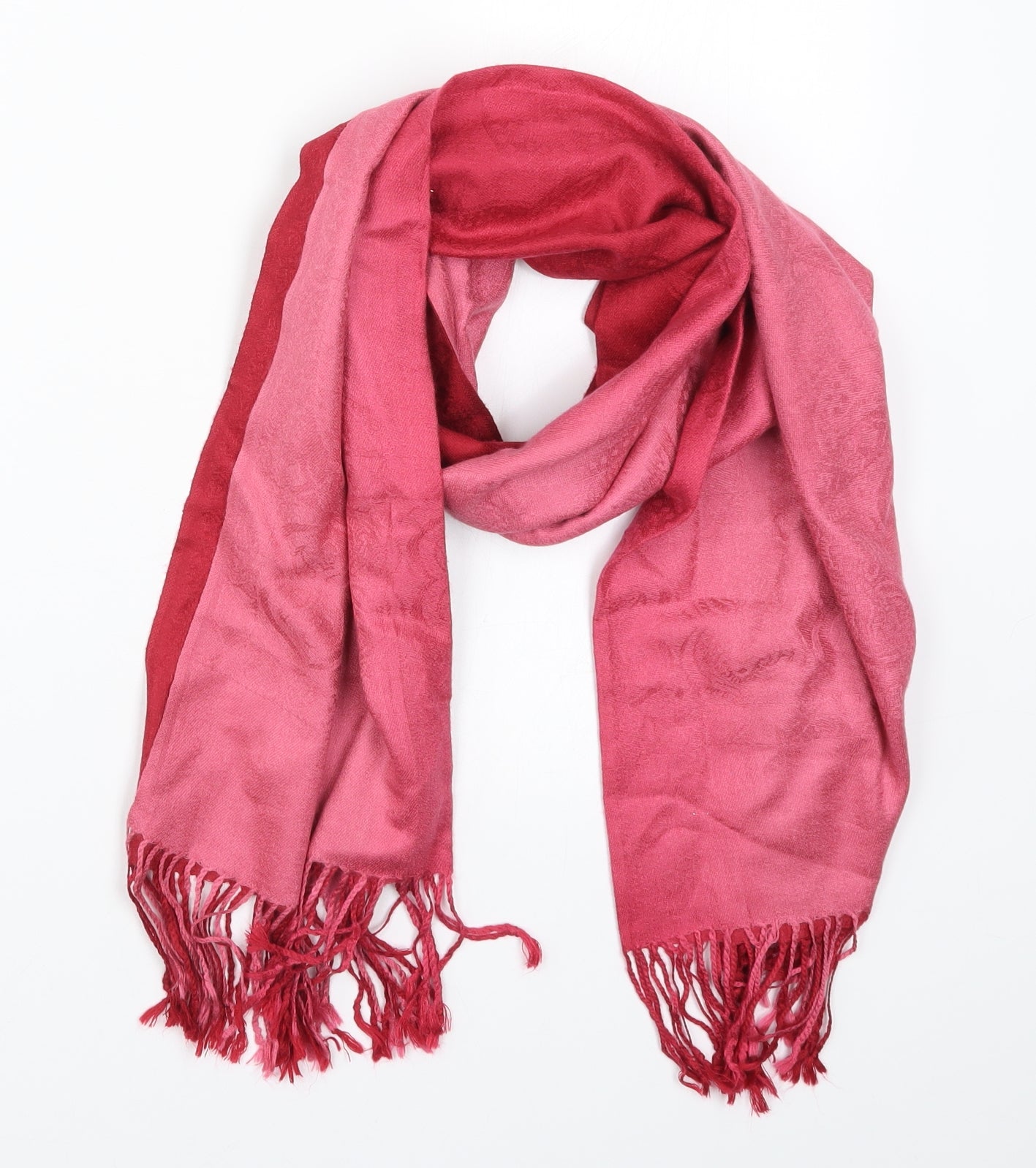 Preworn Womens Pink Paisley   Scarf