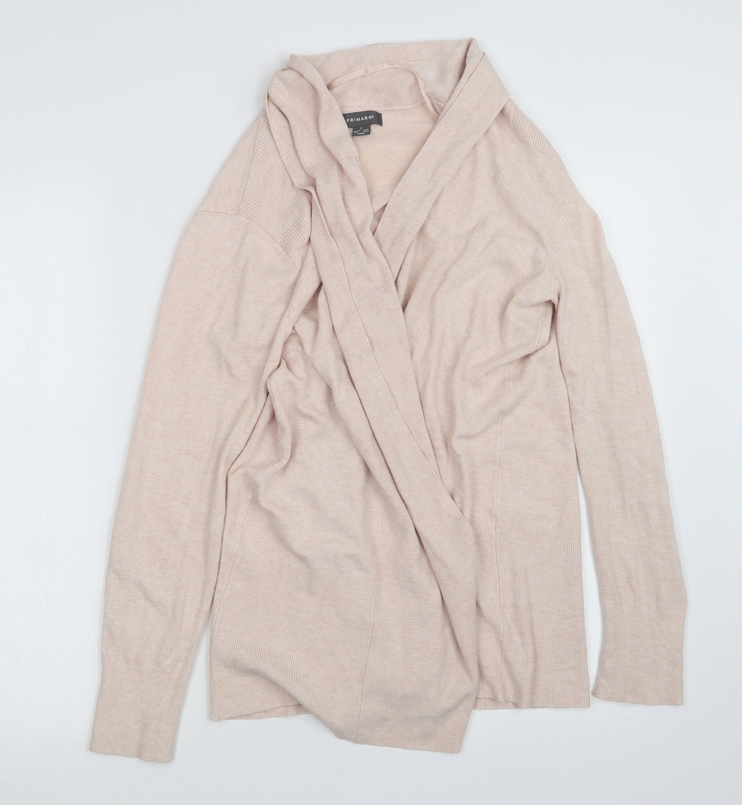 Primark Womens Pink  Knit Cape Jumper Size 10