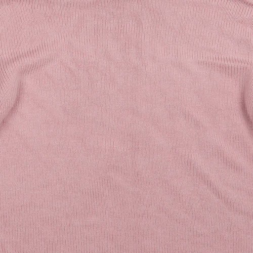 Damart Womens Pink  Knit Pullover Jumper Size 14