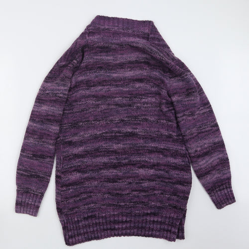 Papaya Womens Purple  Knit Cardigan Jumper Size 12