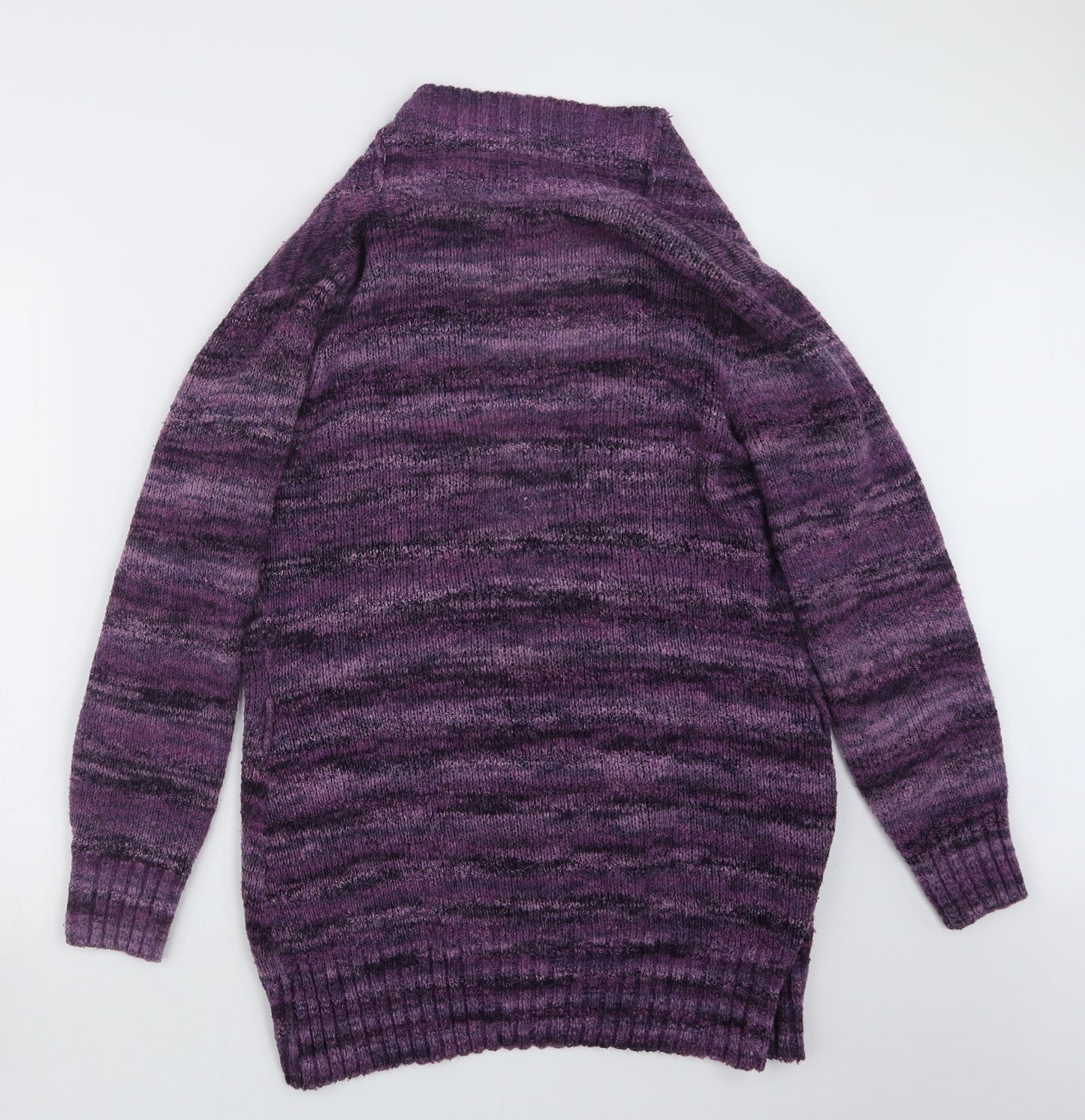 Papaya Womens Purple  Knit Cardigan Jumper Size 12