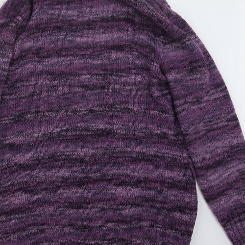 Papaya Womens Purple  Knit Cardigan Jumper Size 12