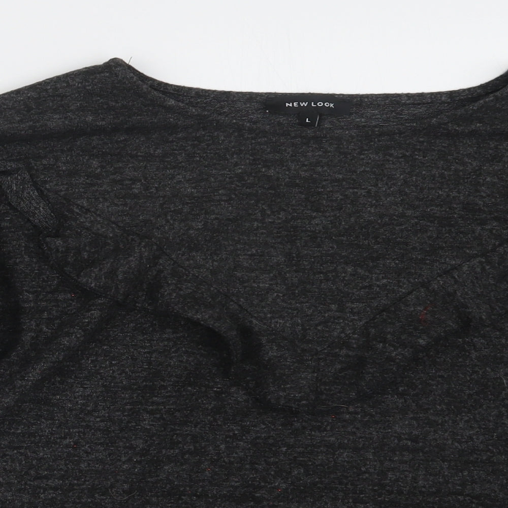 New Look Womens Grey   Pullover Jumper Size L  - Curves