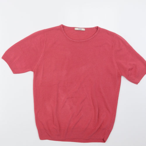 Marks and Spencer Womens Pink  Knit Pullover Jumper Size 16