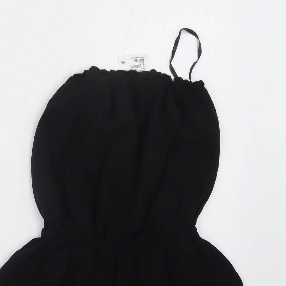 Divided by H&M Womens Black   Playsuit One-Piece Size 6