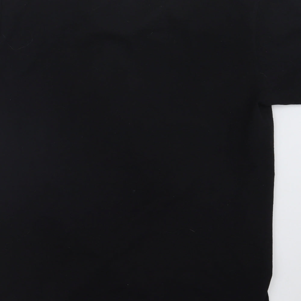 Fruit of the Loom Mens Black    T-Shirt Size S