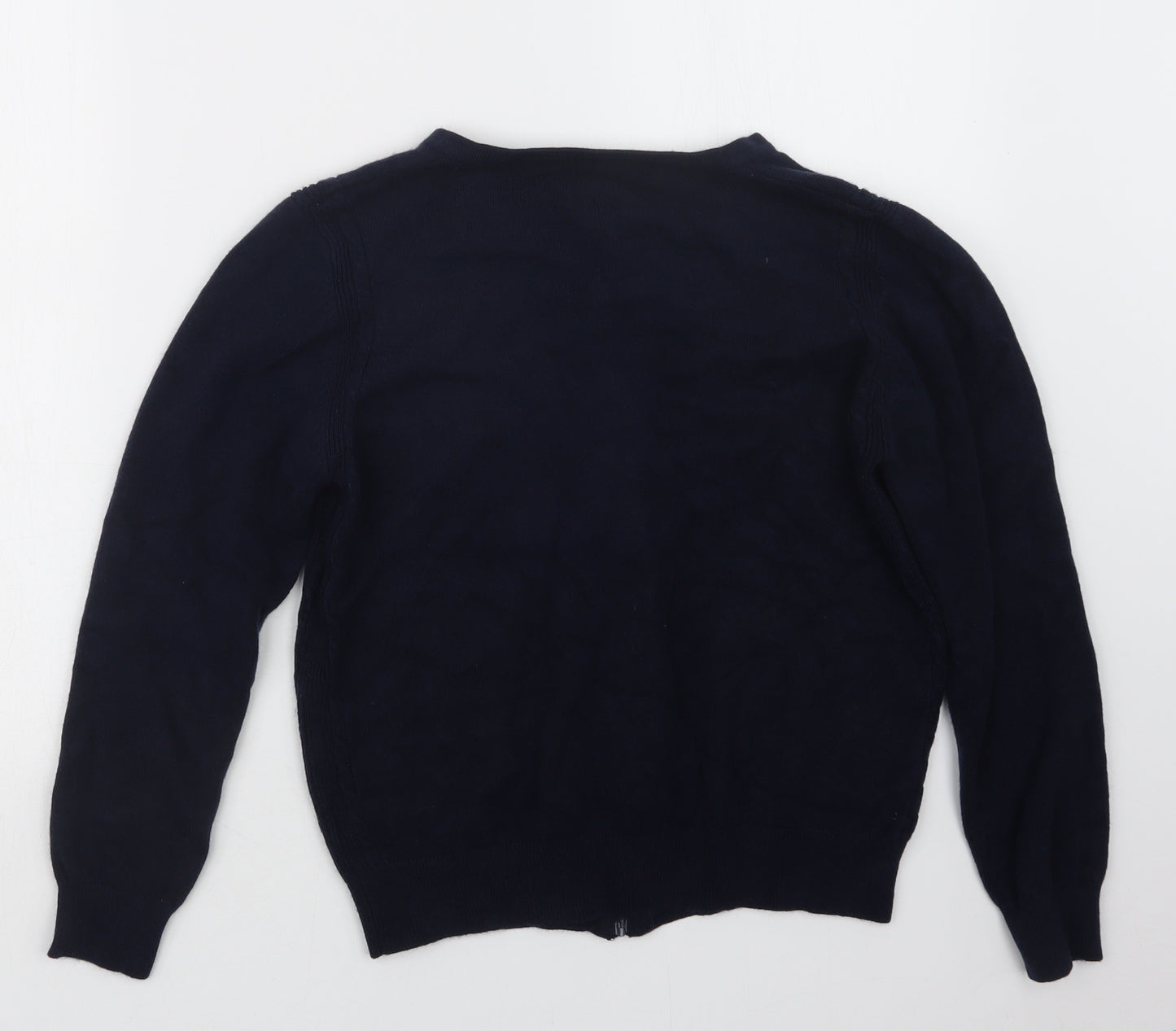 M&Co Womens Blue  Knit Cardigan Jumper Size 14