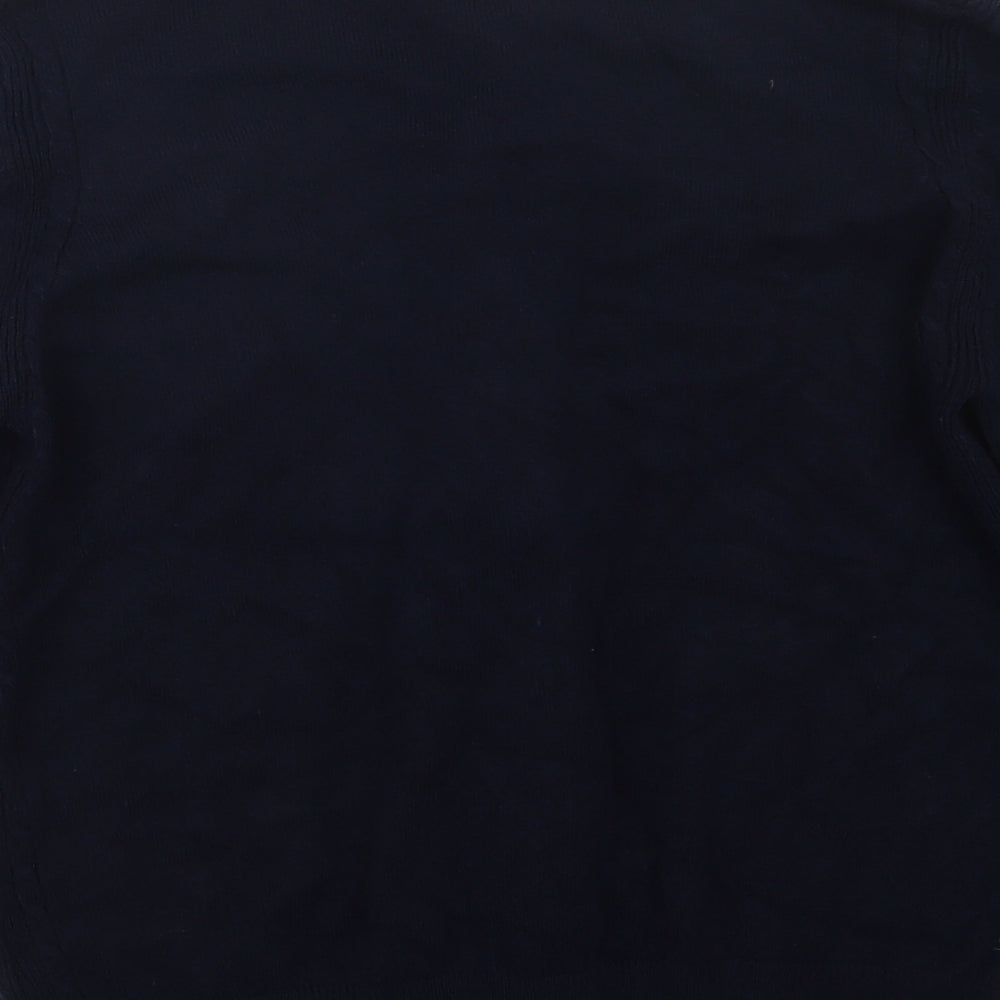 M&Co Womens Blue  Knit Cardigan Jumper Size 14