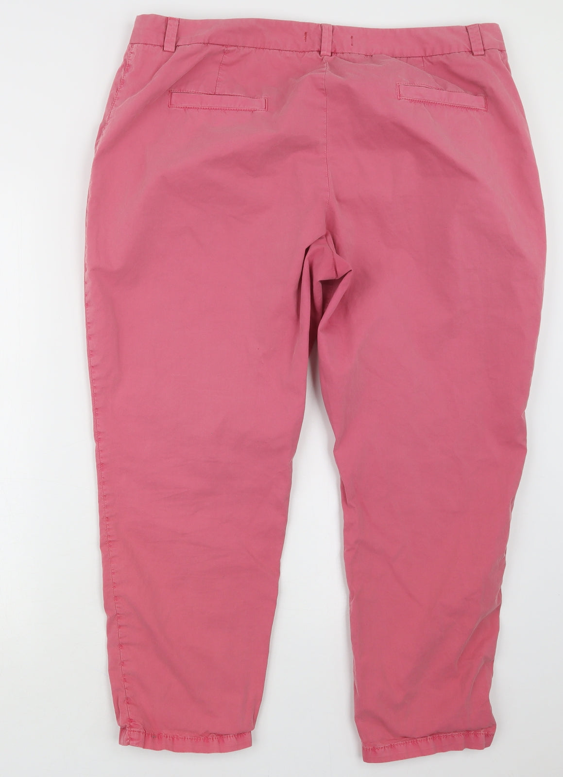 Marks and Spencer Womens Pink   Trousers  Size 18 L25 in