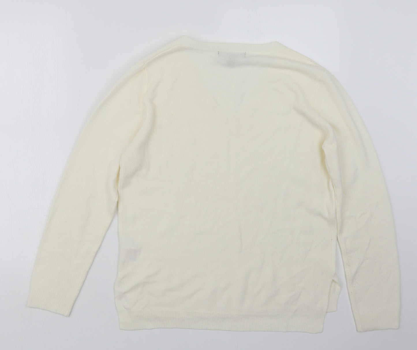 Atmosphere Womens Ivory  Knit Pullover Jumper Size 14