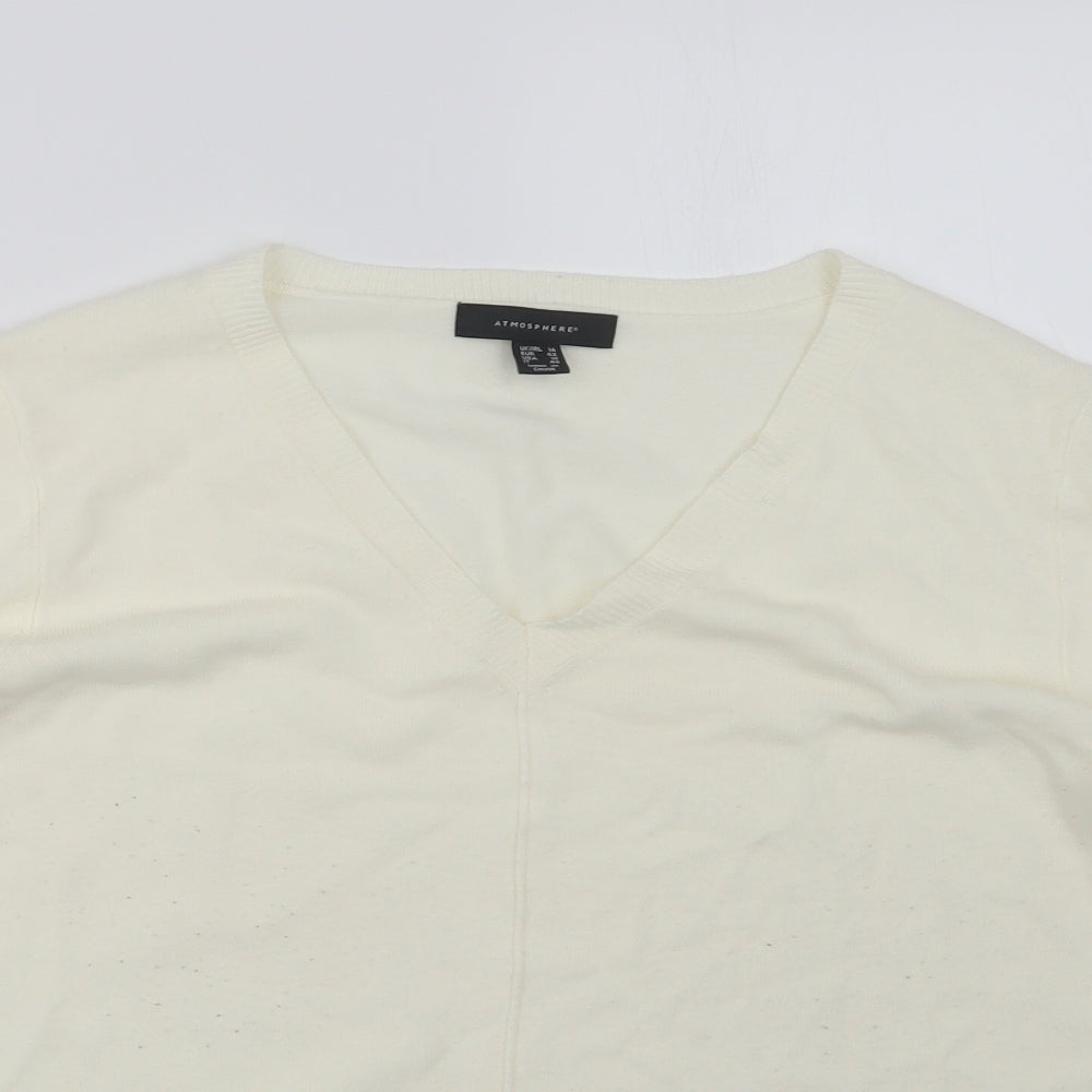 Atmosphere Womens Ivory  Knit Pullover Jumper Size 14