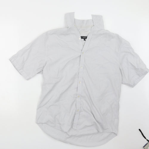 NEXT Mens Grey    Button-Up Size L