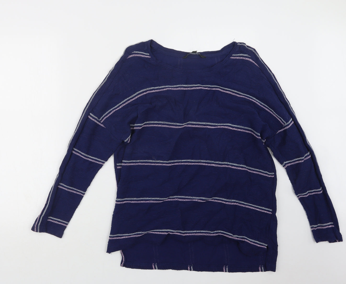 Preworn Womens Blue   Basic T-Shirt Size 14