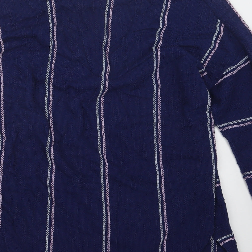 Preworn Womens Blue   Basic T-Shirt Size 14
