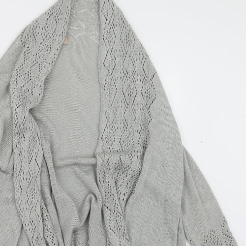 Soon Womens Grey  Knit Cardigan Jumper Size S