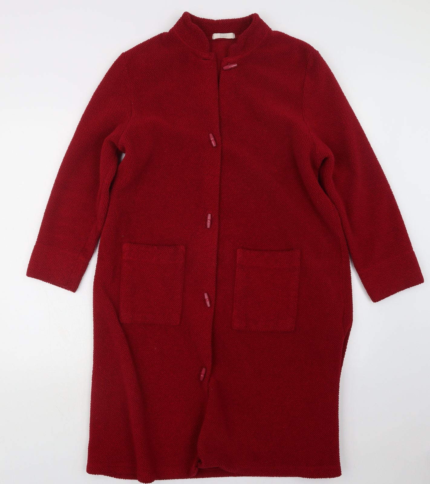 Marks and Spencer Womens Red   Pea Coat Coat Size 16